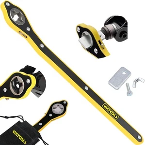 Car Jack Ratchet Wrench, 360° Swivel Labor-Saving and Quick Lift Yellow - Picture 1 of 1