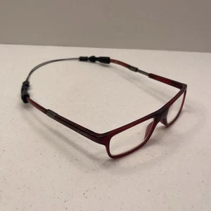 Slastik Magnetic Reading Glasses Red Rubberized Aspheric Lens +2.00 XL - Picture 1 of 6
