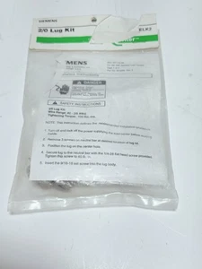 Siemens 2/0 Lug Kit Elk2 - Picture 1 of 2