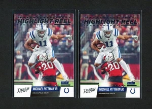 Lote DOS (2) 2022 Panini Prestige - #HR-20 Michael Pittman Jr. [Carrete destacado] - Imagen 1 de 2