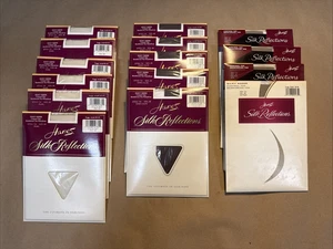 VTG Bundle 15 Hanes Silk Reflections Reinforced Toe Style 718 Pantyhose Sz AB - Picture 1 of 5