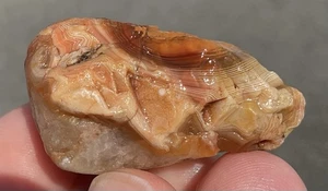 1.1 oz Lake Superior Agate TOP SHELF Bold Insane Pseudomorph Citrine Paint LSA - Picture 1 of 19