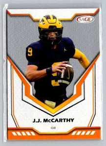 2024 SAGE HIT #135 J.J. McCarthy Silver - Picture 1 of 2