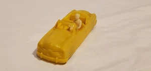 1949 Ford Yellow Convertible Plastic Car w/ Driver | Thomas Toys #I-183 - Picture 1 of 7