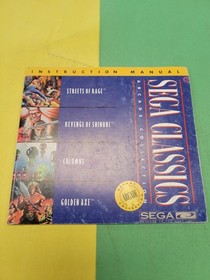 Sega Classics Arcade Collection | Sega CD | Manual Only