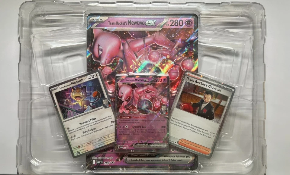 Team Rocket's Mewtwo ex 205 Sv: Scarlet & Violet Promo Cards Holo - Image 1 of 1