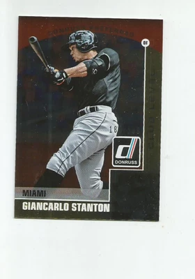 2015 DONRUSS PREFERRED GOLD #25 GIANCARLO STANTON 188/299 - Image 1 of 2