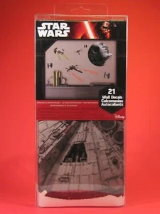 Star Wars 21 Peel & Stick Wandtattoos Todesstern Millennium Falke Disney NEU - Bild 1 von 4