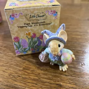 Ganz 1991 Little Cheesers Papa Woodsworth Hippety-Hop It’s EasterTime! 05651 - Bild 1 von 10