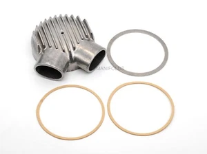 FILTRO DE AIRE DUAL HOLLEY EDLEBROCK ROCHESTER 5 1/8 PULGADAS PLENUM ALUMINIO FUNDIDO - Imagen 1 de 4