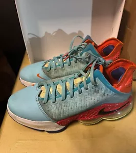 Size 11 - Nike LeBron 19 Low Blue Chill -DO9829-400 - Picture 1 of 9