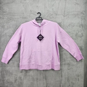 Womens Pullover Long sleeve pink Hoodie Sweatshirt Ava & Viv Plus size 1X - Picture 1 of 8