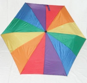 Shelta Compact Rain Sun Auto Open Umbrella - 3655 Rainbow - Picture 1 of 6