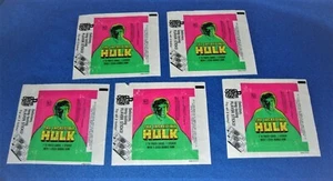 1979 THE AMAZIBLE HULK TV PHOTO CARDS Topps Wax Wrapper - Bild 1 von 1