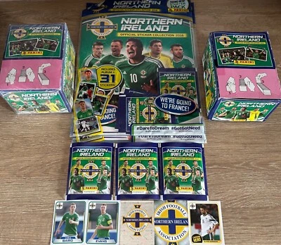 Panini Northern Ireland Euro Stickers Collection 2016 Sealed Album Packs Box - Image 1 of 4