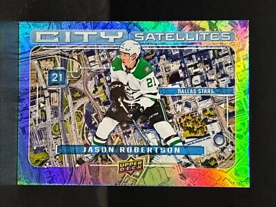 2024-25 Upper Deck Series 1 - City Satellites #CS-14 Jason Robertson - Image 1 of 2