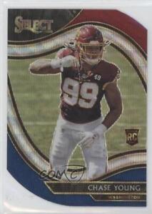 2020 Panini Select Field Level Tri-Color Prizm Die-Cut Chase Young Rookie RC