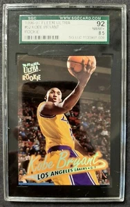 1996-97 Kobe Bryant Fleer Ultra #52 Rookie SGC GRADED NM - MINT+!!! - Picture 1 of 2