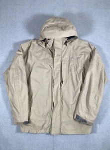TIMBERLAND Beige Jacket Mens Small S Windbreaker Rain Coat Waterproof - Picture 1 of 15