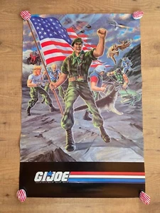 Hasbro G.I. 1987 vintage Póster de figura de Joe America - sin usar - Imagen 1 de 4