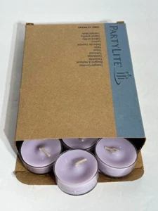 NIB Partylite Purple Lilac Tealights Candles 12 pieces - Picture 1 of 3