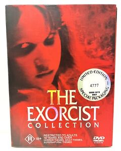 The Exorcist Collection, 1 2 & 3 (2003) DVD Movie Box Set, Region 4, Horror, VGC
