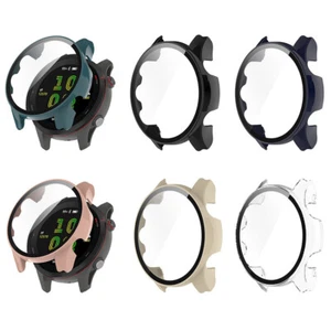 For Garmin Forerunner 255/255S Tempered Glass Screen Protector Full Case Cover - Zdjęcie 1 z 18