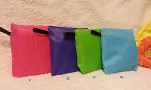 4 x Brand New Foldable Pocket Reusable Shopping Tote Bags - Picture 1 of 10
