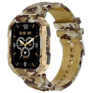 Military Smart Watch for Men(Call Receive/Dial)Rugged Tactical Fitness Tracker - Picture 1 of 10