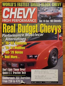 Chevy High Performance Magazin Juli 2000 1970-92 Camaros - Bild 1 von 1