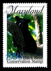Maryland Conservation ""oso negro"" Mognh 1998 - en muy buen estado/xf - Imagen 1 de 1