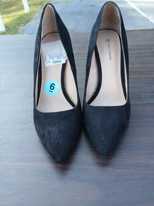 WOMEN'S CALL IT SPRING - Black  POINTED TOE Heels SIZE 6 - Picture 1 of 10
