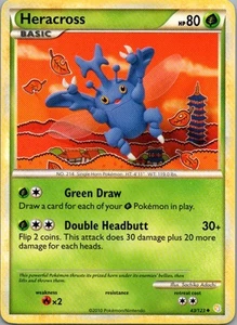 NM - Heracross #43/123 | Uncommon | HeartGold SoulSilver - HGSS - Picture 1 of 2