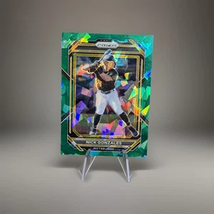 2023 Panini Prizm - Nick Gonzales #129 Green Ice Prizm (RC) - Picture 1 of 4