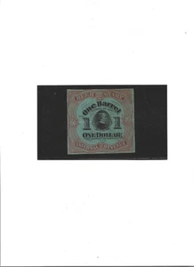 US BACK OF THE BOOK "Beer Stamps" One Barrell - $1.00 Series 1878 - Picture 1 of 2