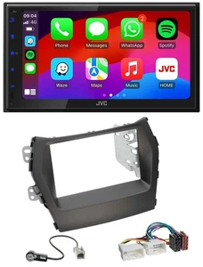 JVC Bluetooth USB MP3 2DIN DAB Autoradio für Hyundai Santa Fe ab 12 ohne Navi - Bild 1 von 9
