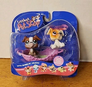 2005 LITTLEST PET SHOP BOXER WHITE PUPPY HASBRO - Bild 1 von 3