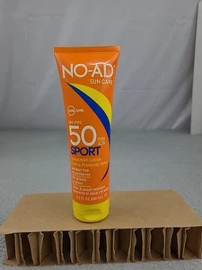 NO-AD Sport Sunscreen Lotion SPF 50 8.5 Oz - Picture 1 of 10