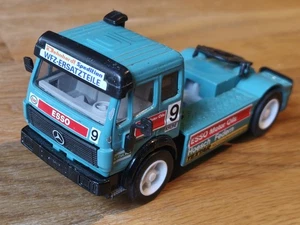 MERCEDES SK RENNTRUCK ESSO TÜRKIS SIKU 2582 MADE IN GERMANY VON 1990-1992 - Bild 1 von 6