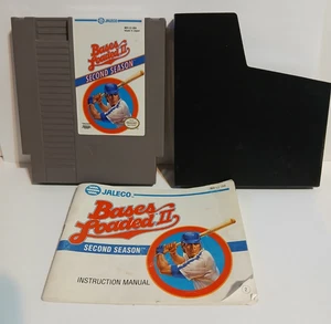 Bases Loaded II 2 (Nintendo Entertainment System 1990) NES Game & manual tested - Picture 1 of 8