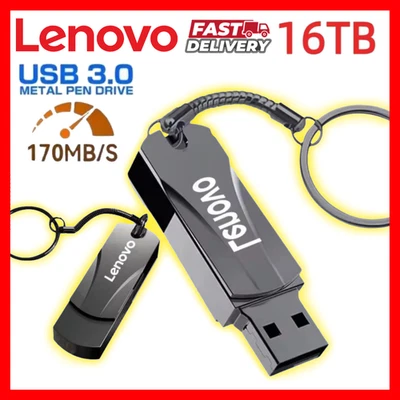16TB 8TB 4TB USB Flash Drives Pen Drive Memory Waterproof Pendrive High-Speed US - Image 1 of 4