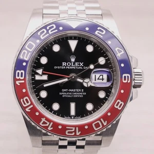 Rolex GMT Master II 126710BLRO Pepsi Mens Automatic Steel Watch Jubilee Band - Picture 1 of 10