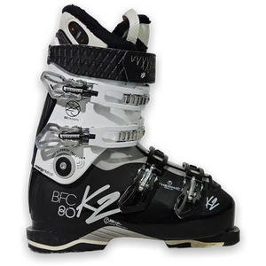 K2 BFC 80 Heated Ski Boots Size 25.5 Therm-ic Cushfit Black White - Picture 1 of 19