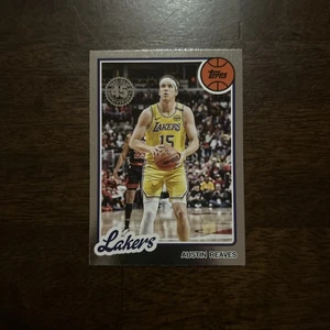 2025-26 Topps Basketball Austin Reaves 1980 45th Anniversary LAKERS 80BK-6 - Bild 1 von 2