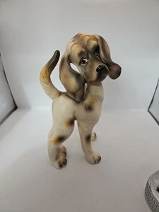 MCM 8 Zoll Porzellan Welpe, 1940-1950er Jahre - WIE BESEHEN! - Bild 1 von 23