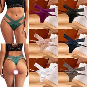 Low-Hirg-Spitzenfrauen Sexy Teile Transparenter Unterwäsche Dessous Damen G ⑱ - Bild 1 von 19