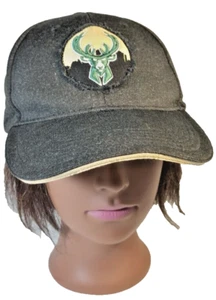 Milwaukee Bucks Hat Melonwear Gray Fear the Deer BMO Adjustable Great Condition - Picture 1 of 10