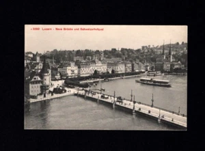 Schweiz - Luzern, Neue Brücke, Schweizerhofquai     (p197) - Bild 1 von 1