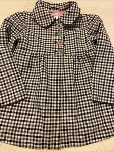 NWOT Vtg Gymboree Girls Plaid Dressy Coat Jacket lined adorable Size 4 - Picture 1 of 11