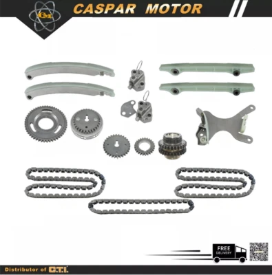 C.T.I. KIT CADENA DISTRIBUCIÓN KM TGM-019A-1 PARA 02-08 JEEP DODGE MITSUBISHI 4.7L Foto 1 de 4